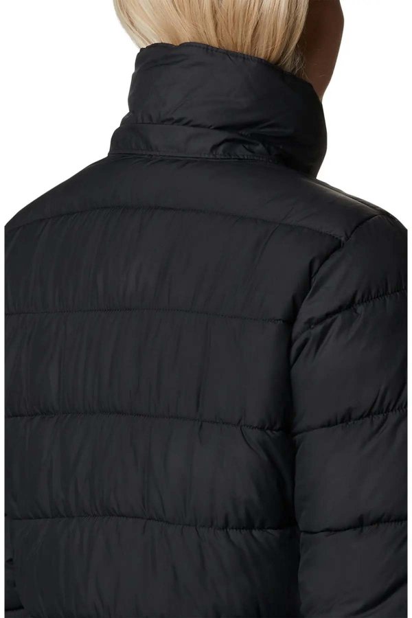 Women's faux fur trim waterproof down jacket with removable hood