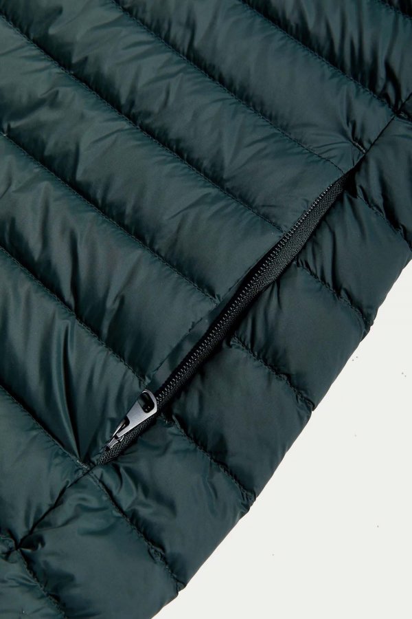 Men's feather down jacket with weatherproof raincoat